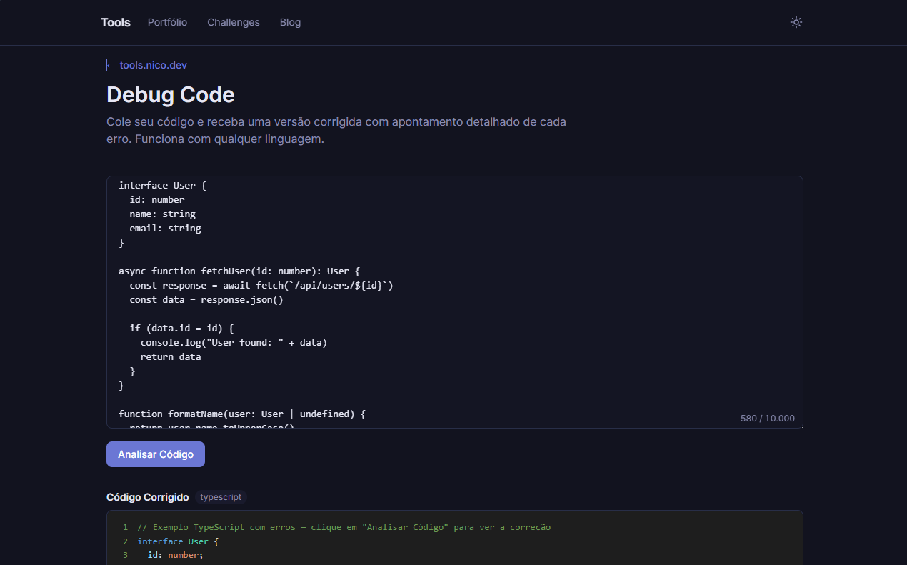 Debug Code