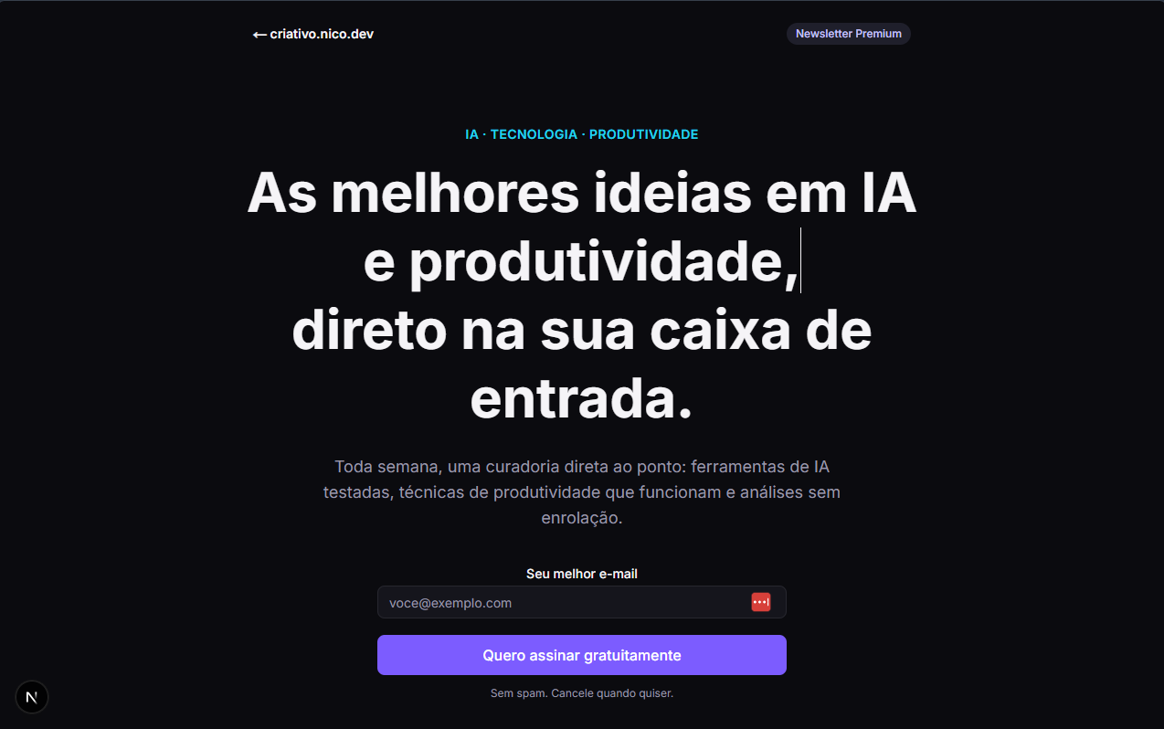 Newsletter Premium